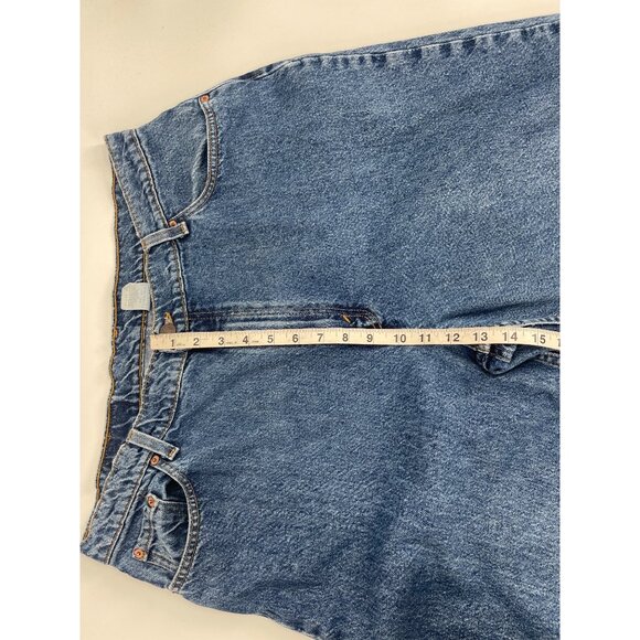 Vintage Levis 522 Womens Tapered Fit Jeans Size 20 Short Blue Casual Durable - Picture 9 of 9